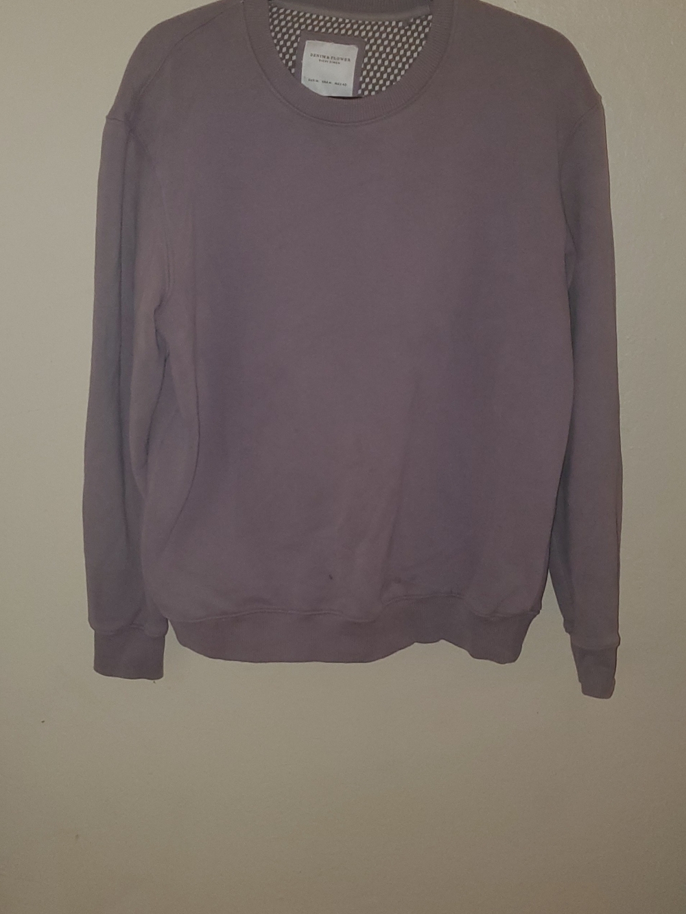 Denim & Flower Lavender Crewneck Sweatshirt